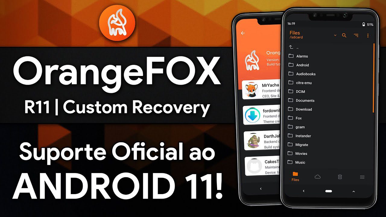 OrangeFOX Recovery R11 | Com Suporte OFICIAL ao ANDROID 11! | OrangeFOX Custom Recovery