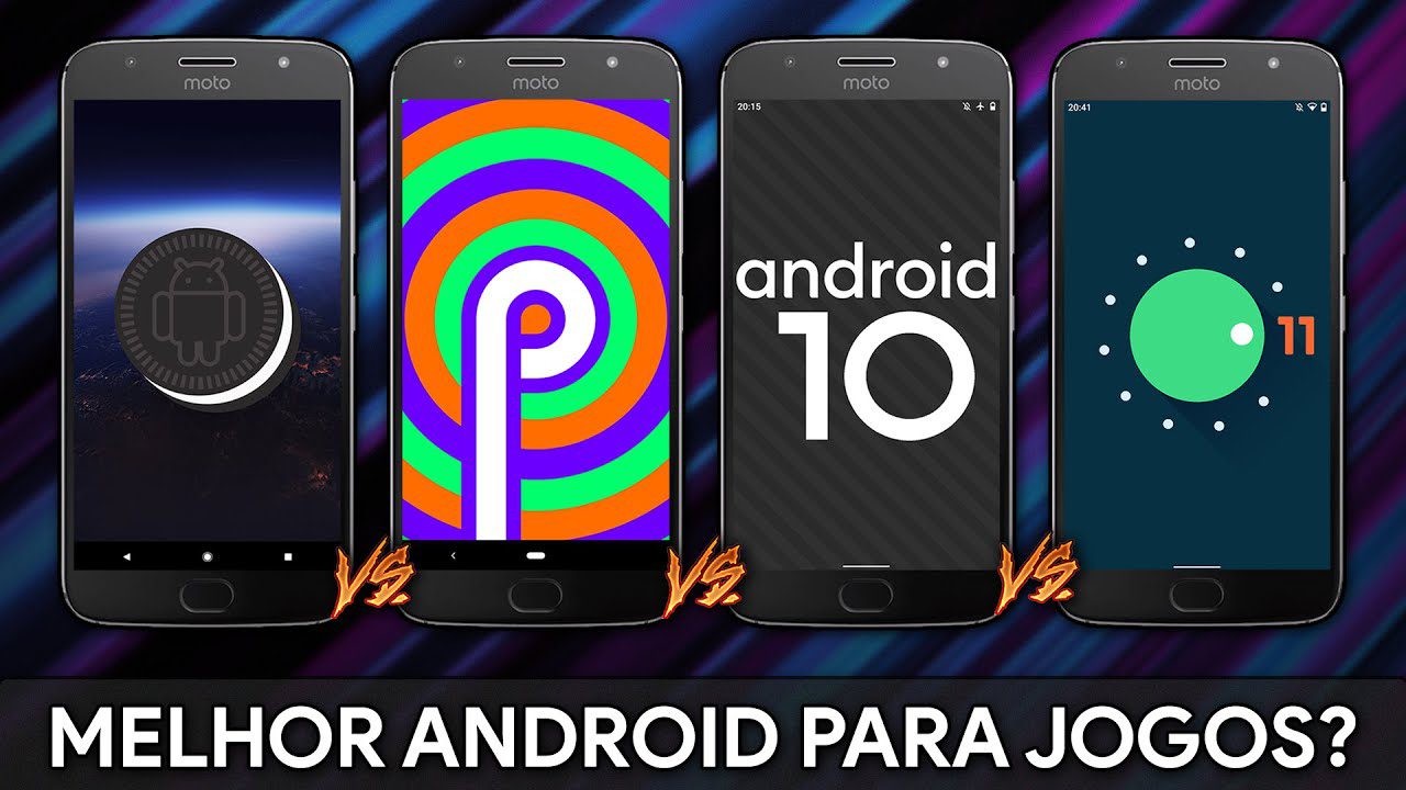 Android 11 VS Android 10 VS Android 9.0 VS Android 8.1 | Qual a MELHOR VERSÃO do Android para JOGOS?