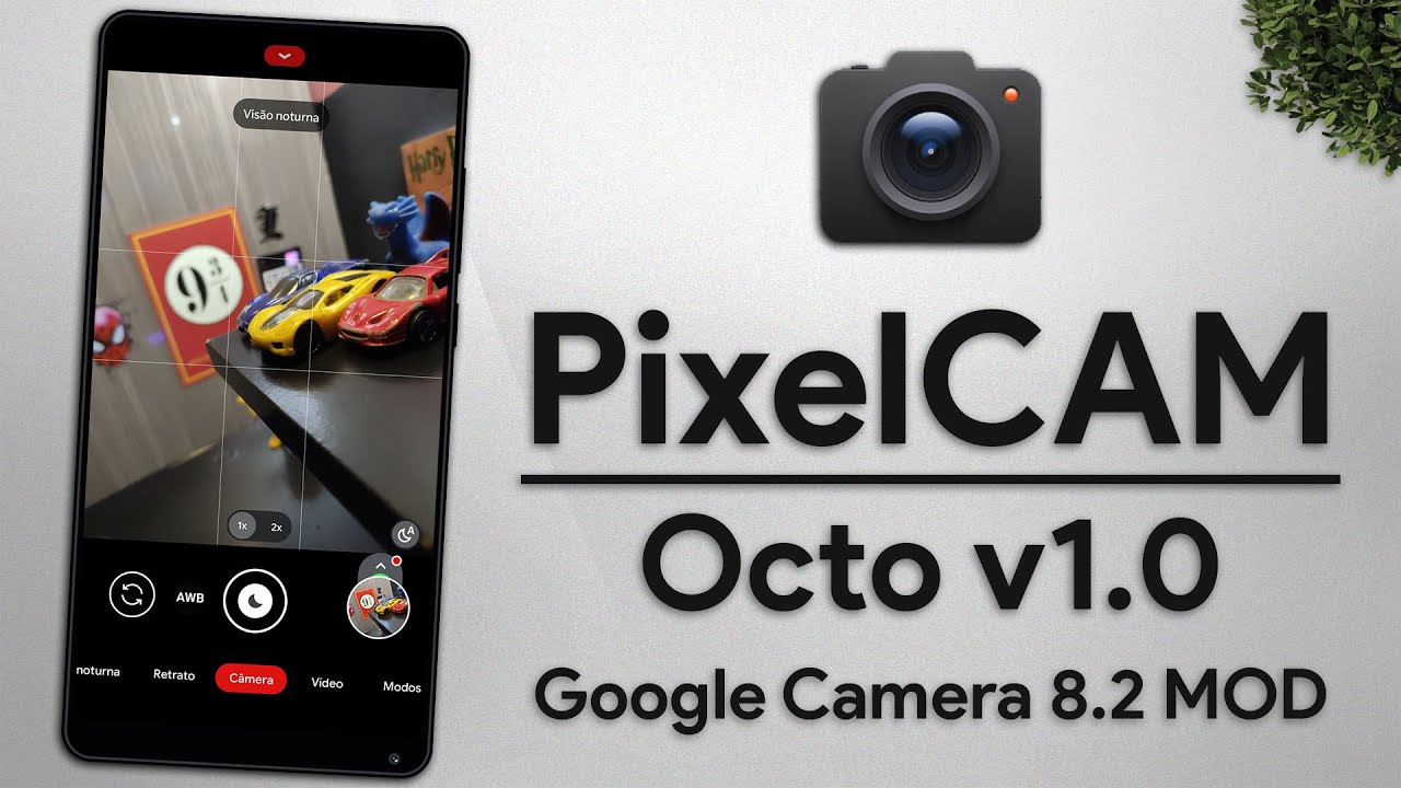 PixelCAM Octo v1.0 | Google Camera 8.2 MOD | XMLS E MÁXIMA QUALIDADE | MELHOR MOD DE GCAM!