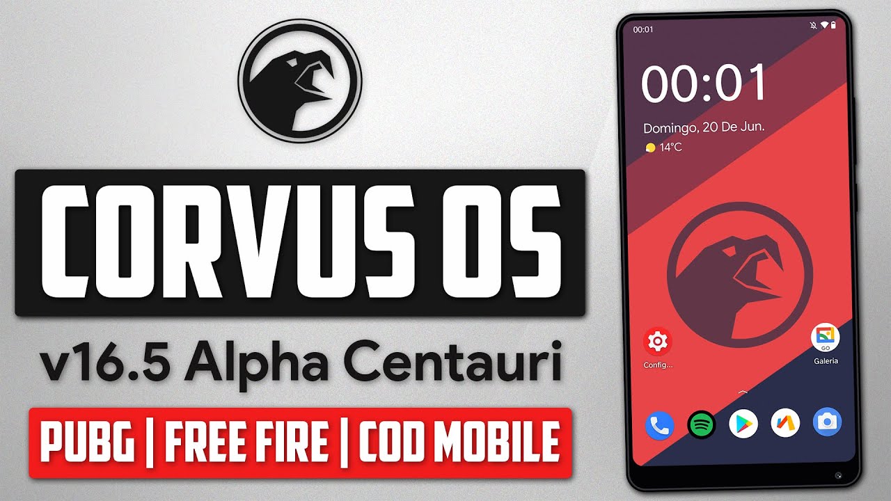 Corvus OS v16.5 Alpha-Centauri | Android 11 | AINDA MELHOR PARA PUBG MOBILE! EXTREMO DESEMPENHO!
