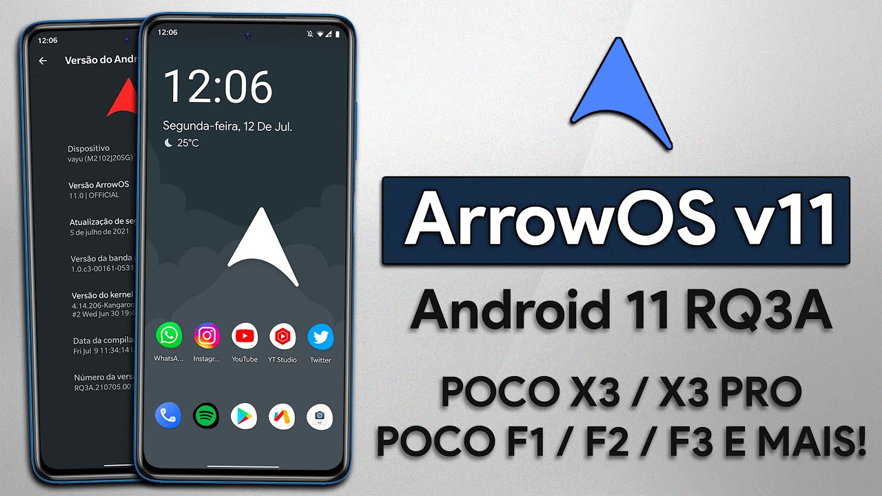 ArrowOS v11 July Update | Android 11 | DESEMPENHO MÁXIMO COM POUCO USO DE RAM!