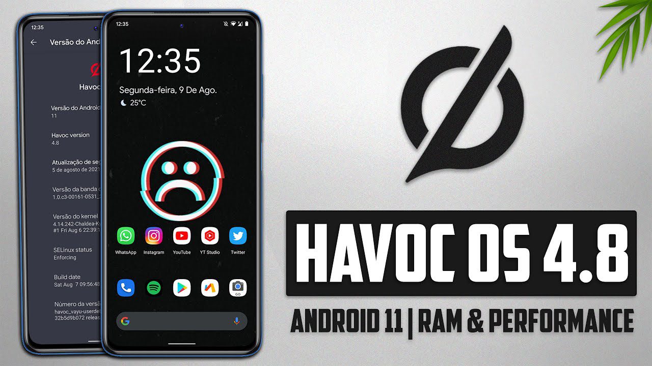 Havoc-OS ROM v4.8 | Android 11 | MELHORIAS NA PERFORMANCE COM MENOR CONSUMO DE RAM!