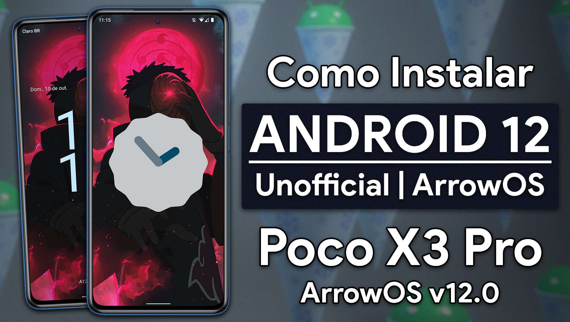 Como Instalar o ANDROID 12 no Poco X3 Pro! | ArrowOS v12.0 ANDROID 12 Poco X3 Pro