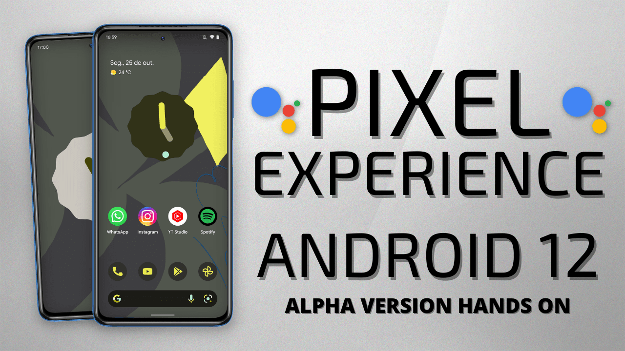 PIXEL EXPERIENCE COM ANDROID 12 | Hands On | Pixel 6 interface, Pixel 6 Wallpapers e MAIS!