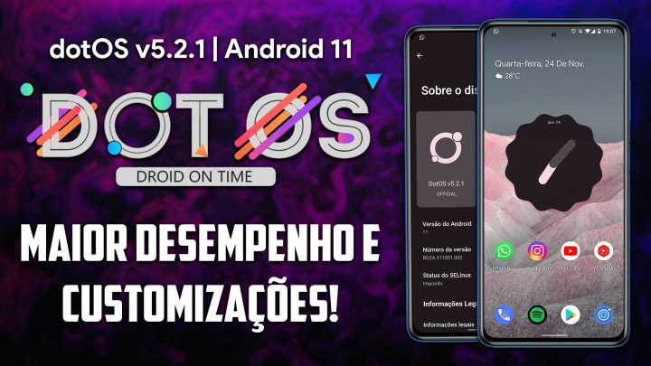 dotOS v5.2.1 | Android 11 | Android 12 UI, Game Dashboard MELHORADO, MAIOR DESEMPENHO e MUITO MAIS!