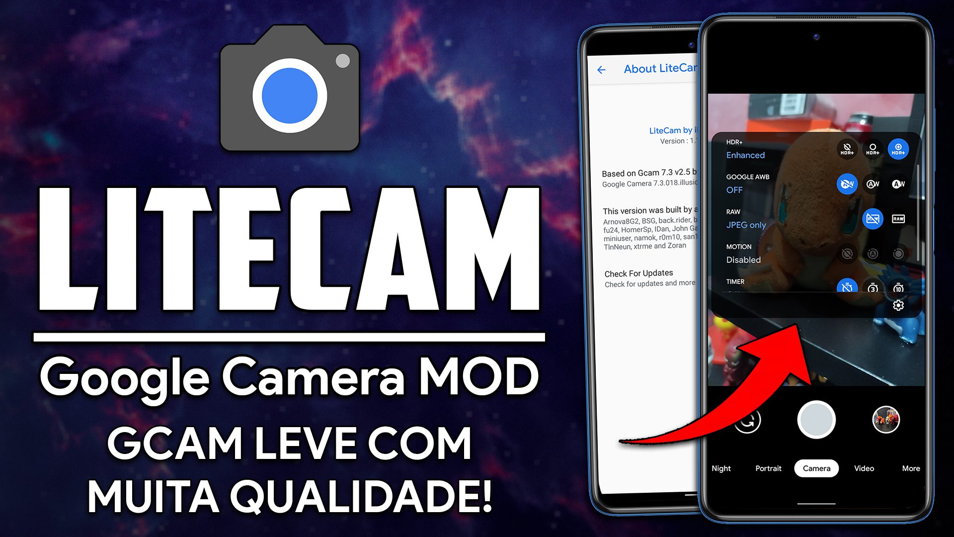 LITECAM v1.1 | Uma GCAM LEVE com EXCELENTE QUALIDADE e Suporte a XMLs | Gcam MOD