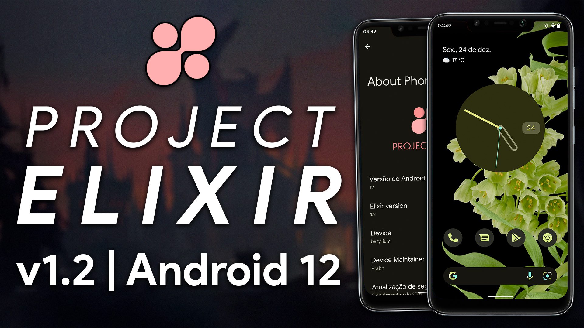 PROJECT ELIXIR ROM v1.2 | Android 12  | NOVA CUSTOM ROM COM ANDROID 12 E MODO DE JOGO!