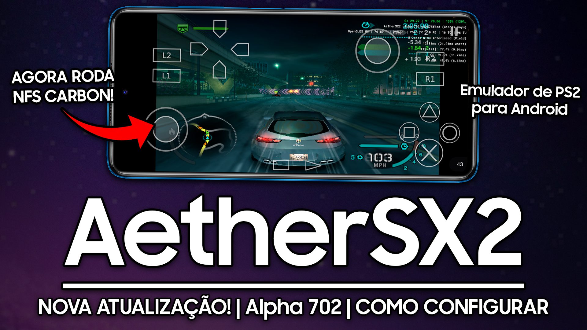 AETHERSX2 PS2 | NOVO UPDATE COM +DESEMPENHO E NOVAS CONFIGURAÇÕES | Emulador de PS2 para Android