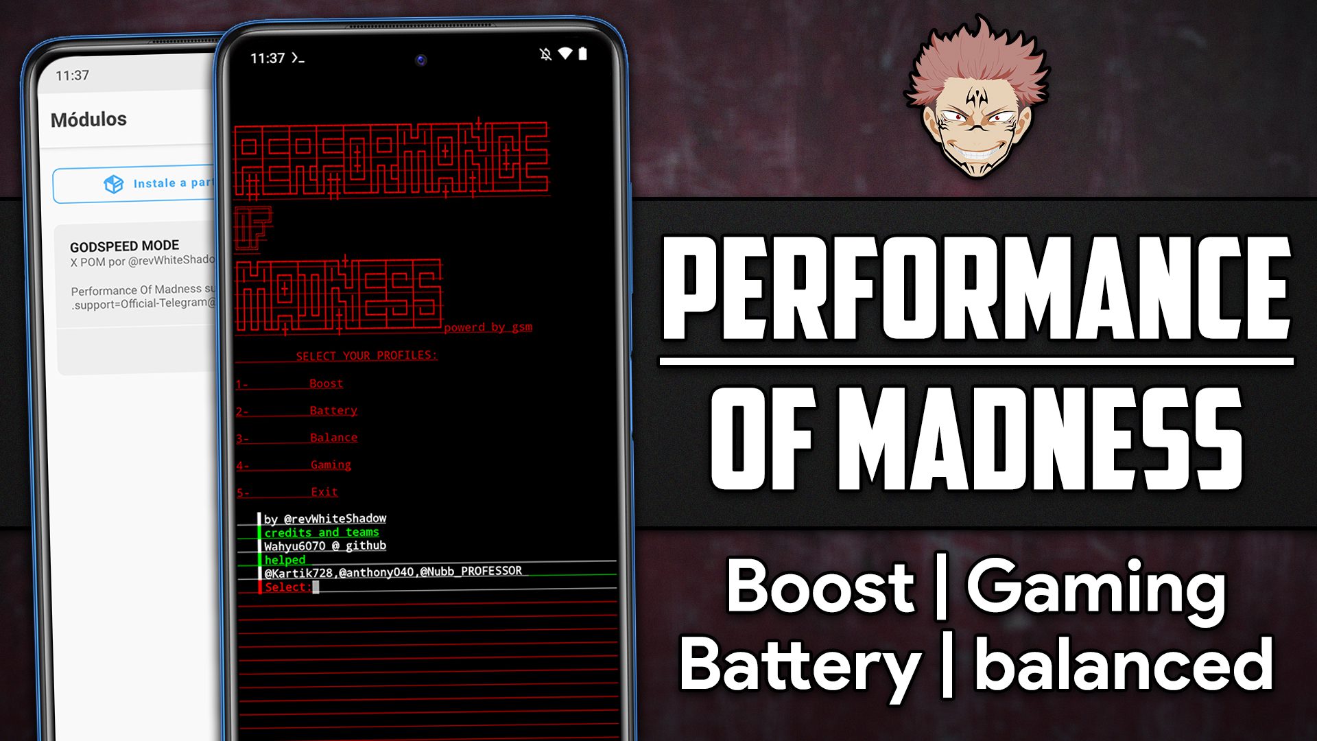 PERFORMANCE OF MADNESS | Desempenho INCRÍVEL para VÁRIOS SMARTPHONES! | Magisk Gaming Module