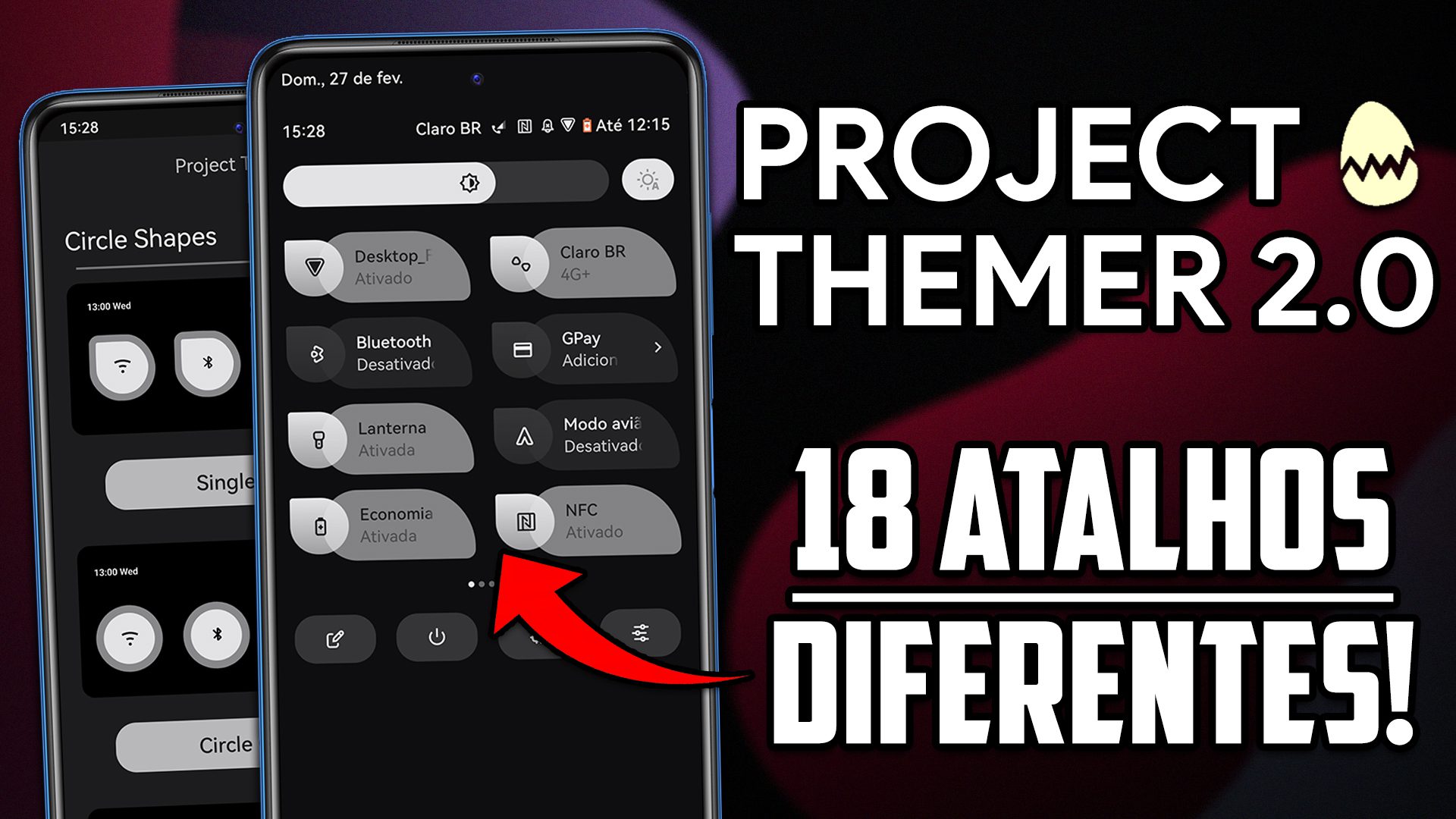 PERSONALIZE OS ATALHOS NO ANDROID 12! | Project Themer 2.0 | ROOT