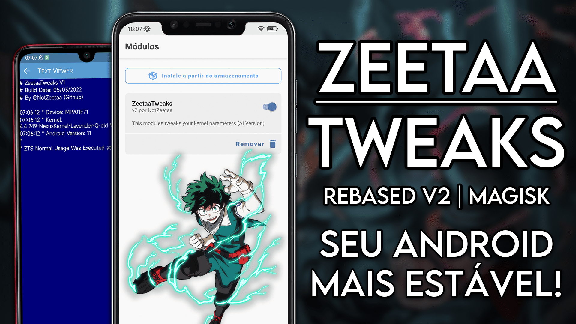 Zeetaa Tweaks Rebased V2 | Magisk Module | MAIOR EQUILÍBRIO PARA O SEU ANDROID!