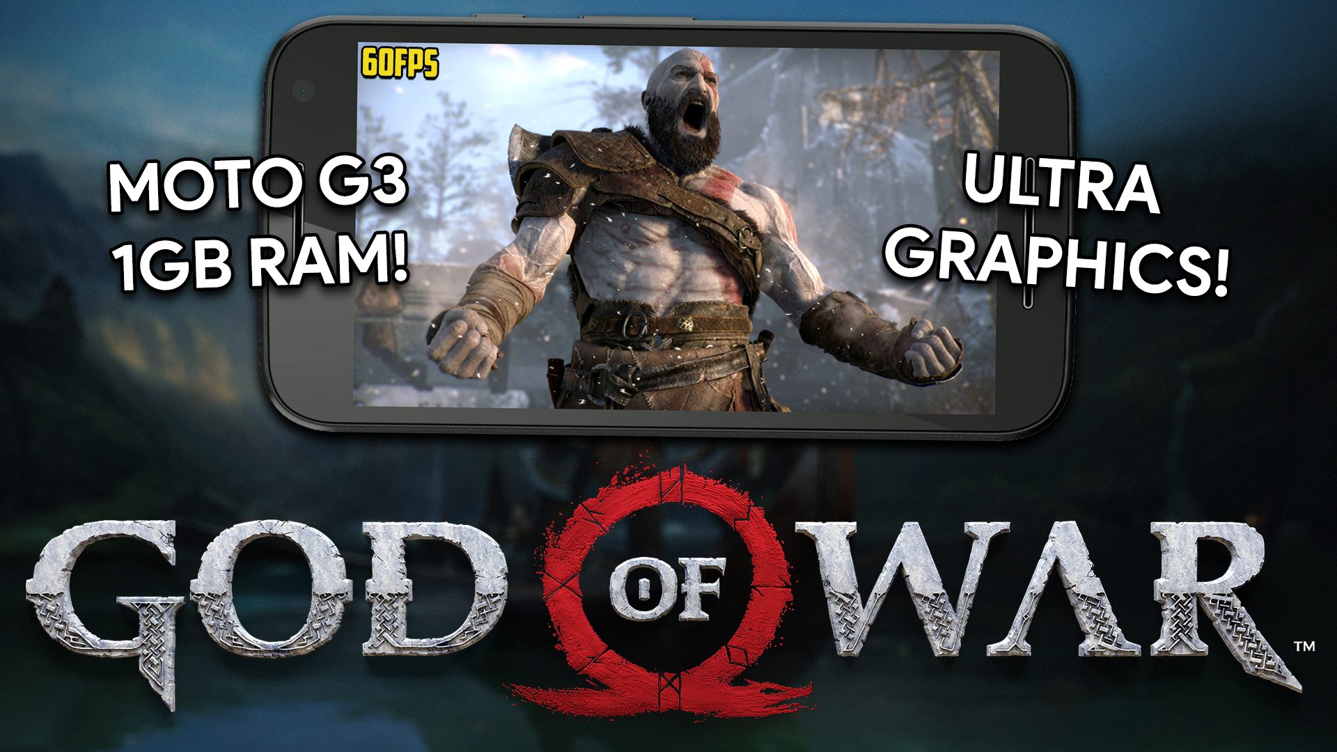 MOTO G3 RODANDO GOD OF WAR 4 NO ULTRA!