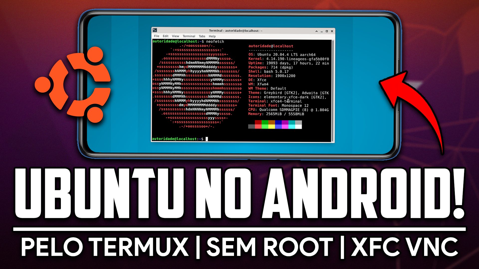 COMO INSTALAR O UBUNTU NO ANDROID PELO TERMUX | SEM ROOT | Ubuntu 20.04 Xfce VNC