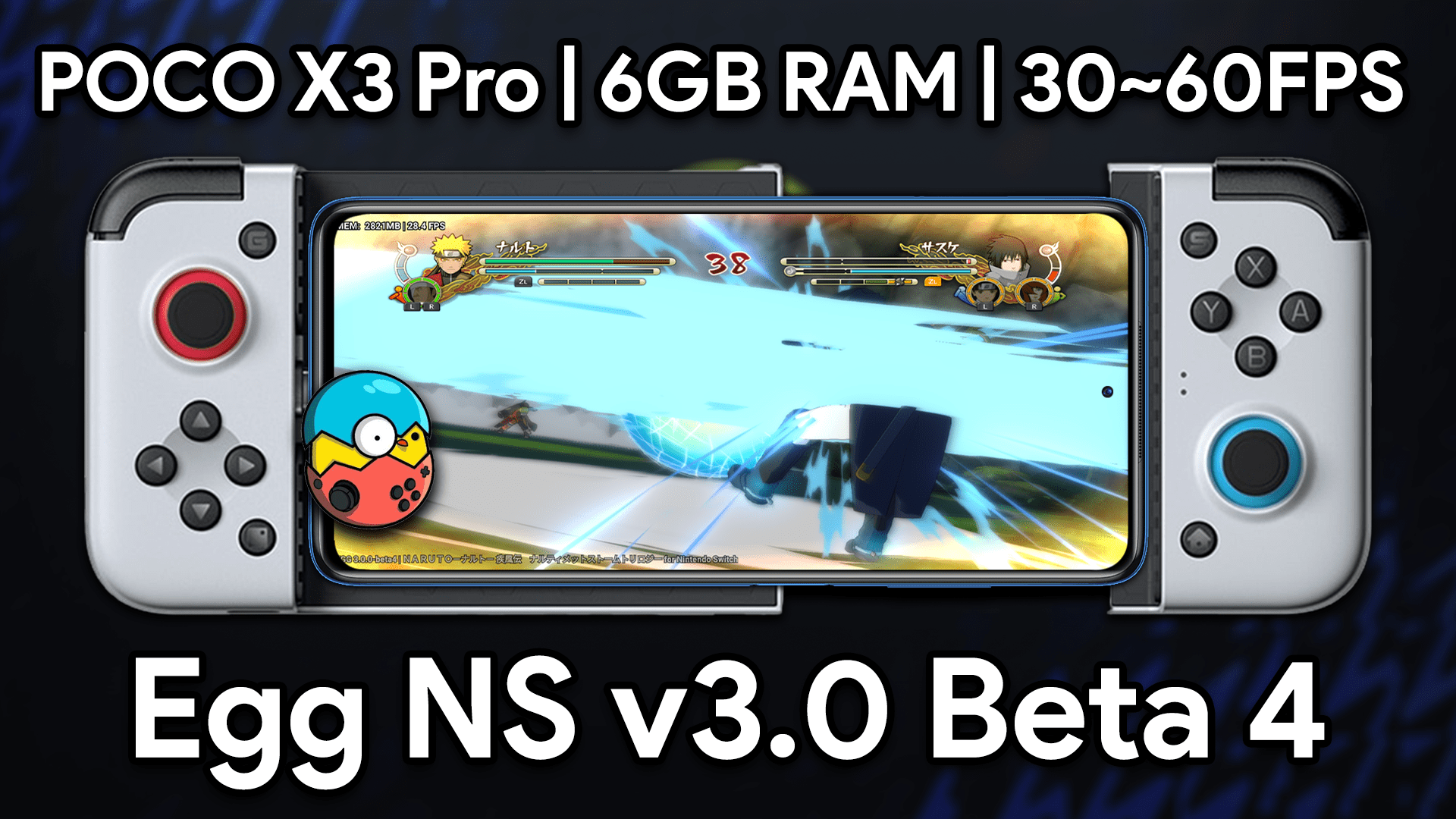 Egg NS v3.0 Beta 4 Poco X3 Pro | Emulador de SWITCH | FIFA 22, Naruto Ninja Storm, Zelda BOTW e MAIS