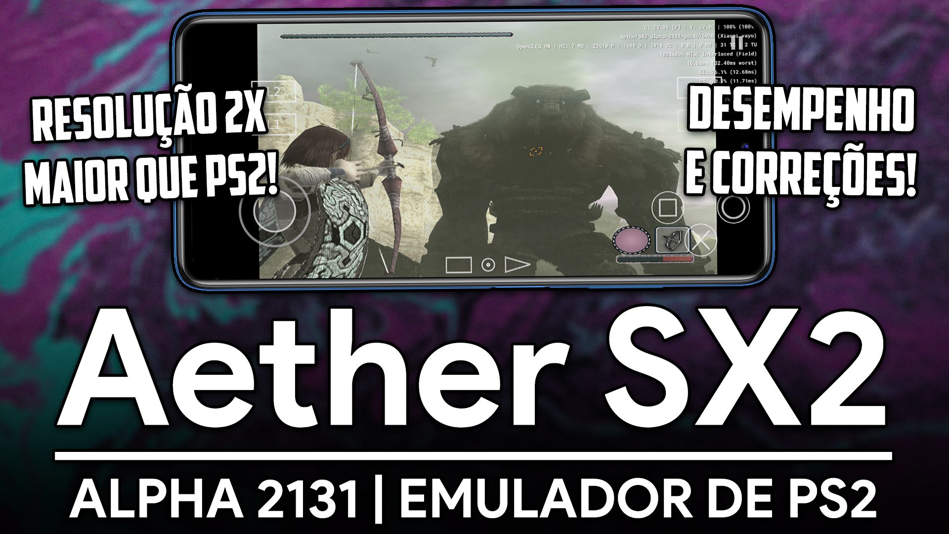 Aether SX2 Alpha 2131 | RESOLUÇÃO 2X SEM CONFIGURAÇÃO! | Nova atualização com DESEMPENHO e CORREÇÕES