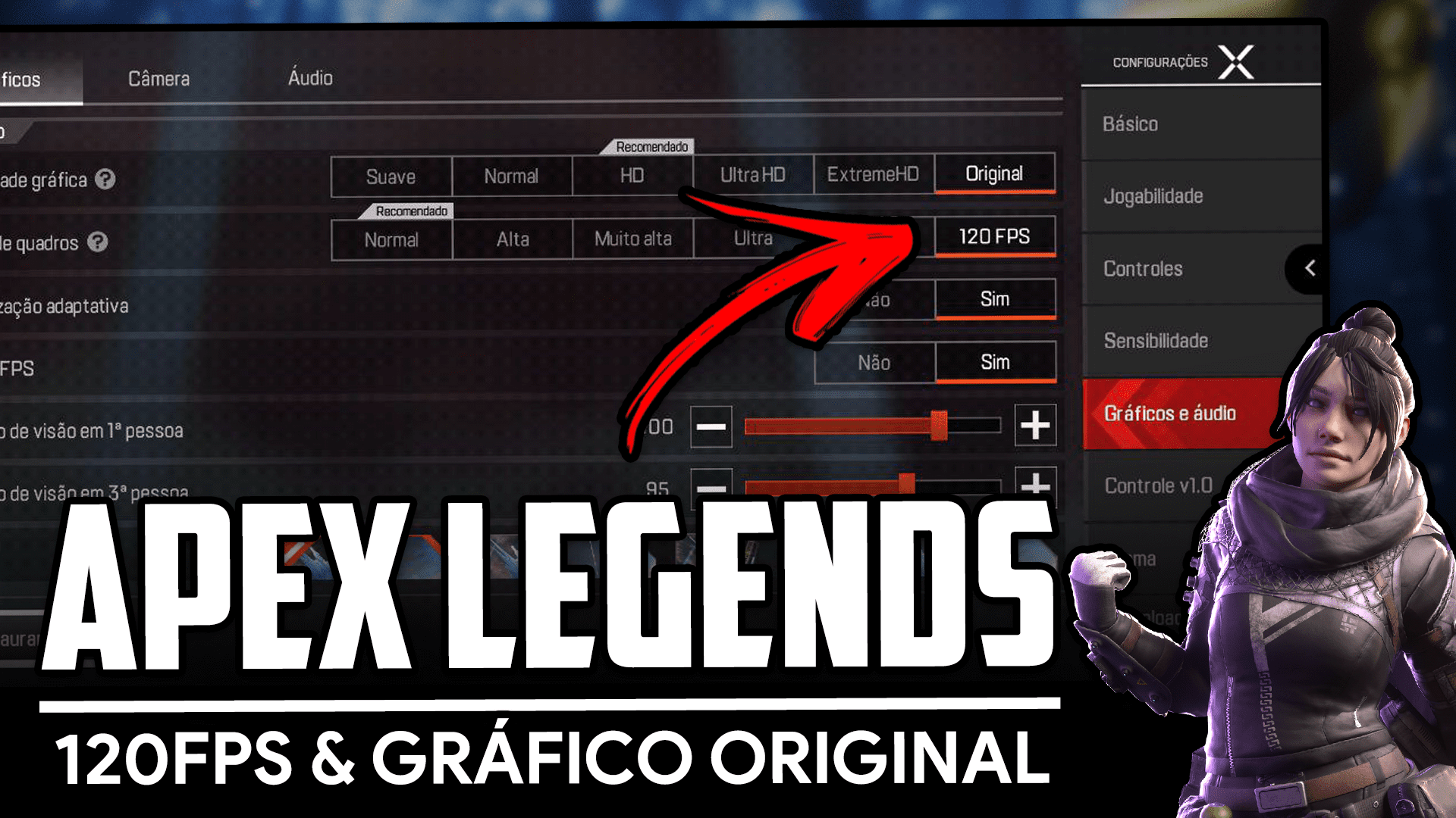 DESBLOQUEIE 120FPS E GRÁFICO ORIGINAL NO APEX LEGENDS! | Com ROOT! | Apex Legends iUnlocker