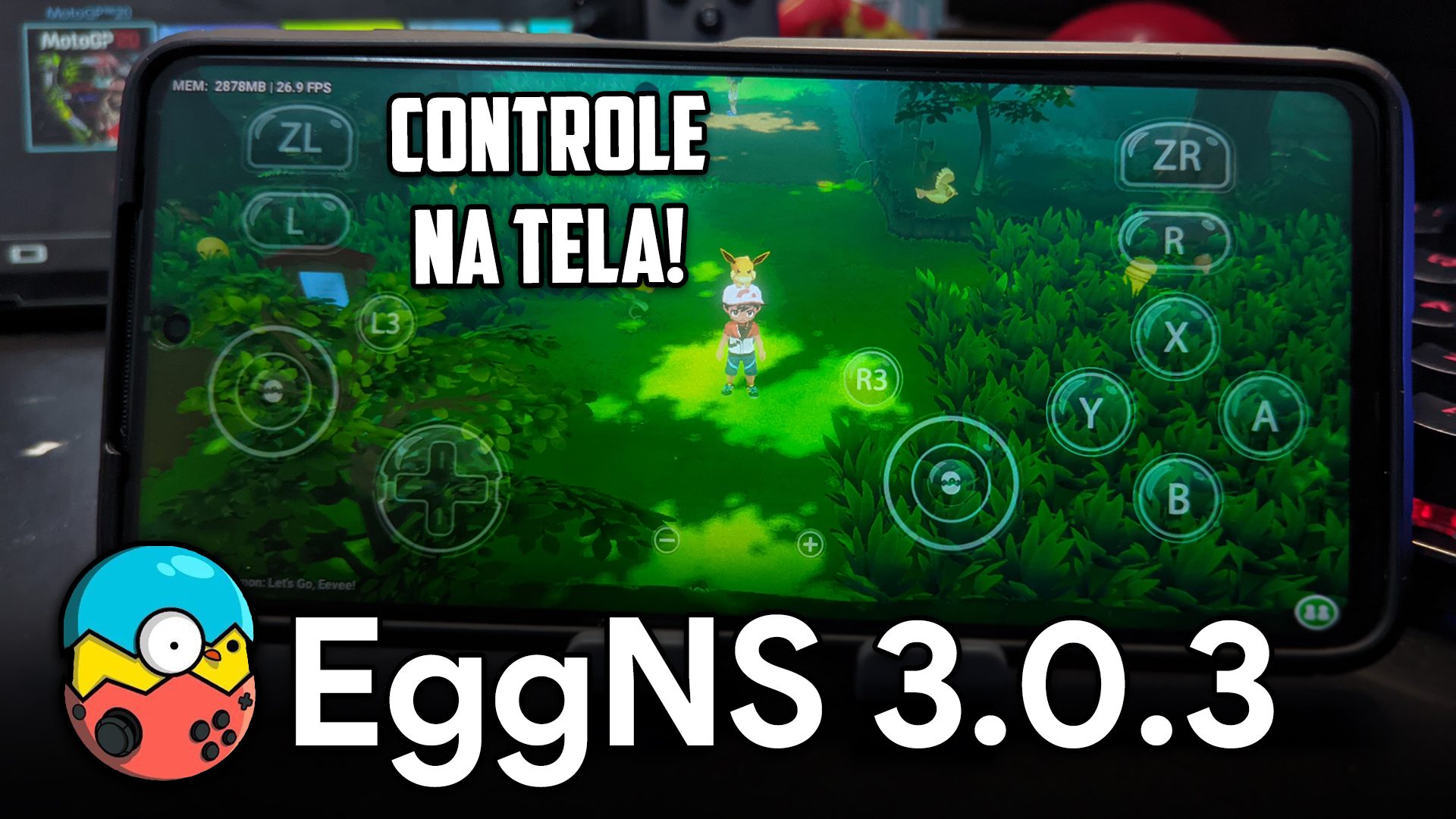 Egg NS v3.0.3 COM CONTROLE NA TELA e SUPORTE A OUTROS CONTROLES! | EMULADOR DE SWITCH PARA ANDROID!