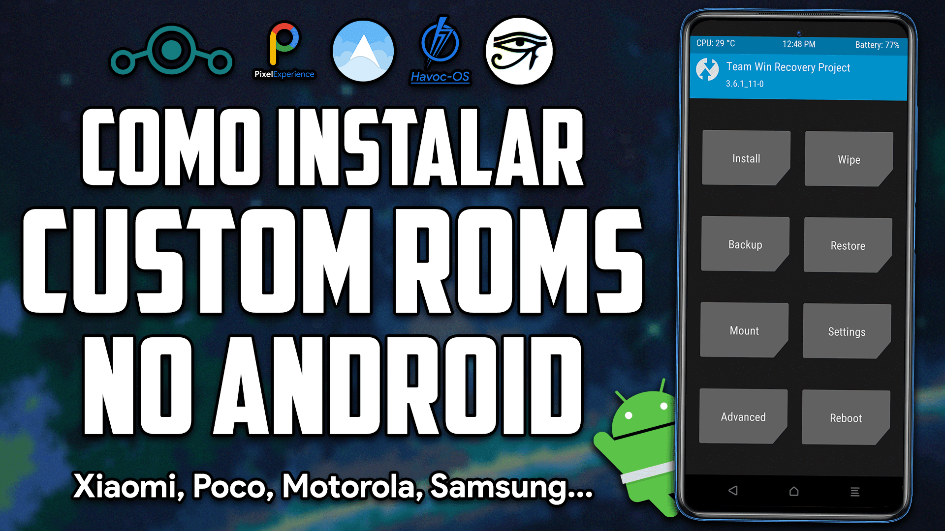 Como Instalar uma Custom ROM no seu ANDROID! | Poco X3 Pro, Poco F3, Samsung, Motorola, Xiaomi…