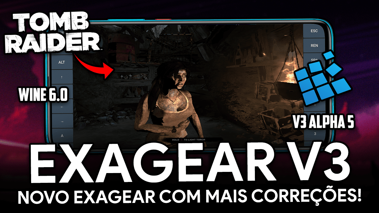 Como Configurar o EXAGEAR V3 | JOGOS DE PC NO SEU ANDROID!
