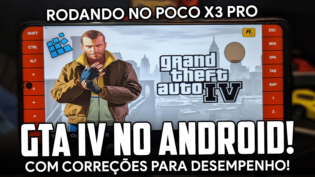 GTA 4 RODANDO NO ANDROID! | Exagear Windows Emulator | Poco X3 Pro Exagear GTA IV