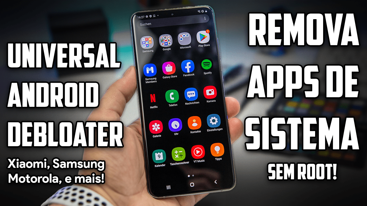 REMOVA APLICATIVOS DE SISTEMA FÁCIL SEM ROOT USANDO ESSA FERRAMENTA! | Universal Android Debloater