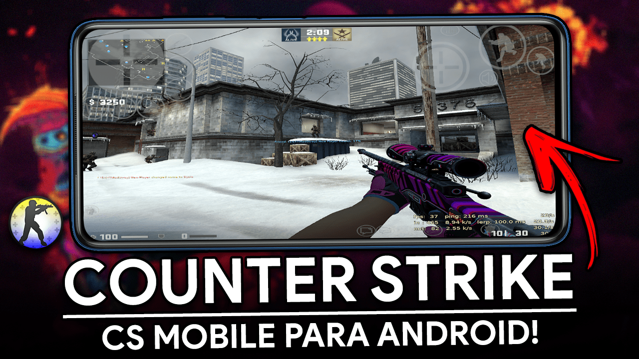 CS NO ANDROID! | CS MOBILE PARA VÁRIOS SMARTPHONES! | COMO CONFIGURAR