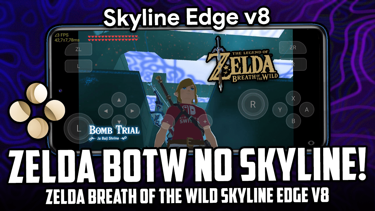 SKYLINE EDGE V8 RODANDO ZELDA BOTW! | Super Mario Odyssey 60FPS, Pokémon Sword 30FPS e MUITO MAIS!