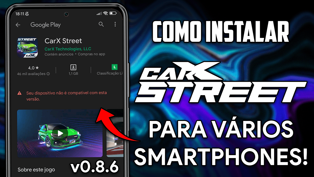 Como INSTALAR o CARX STREET v0.8.6 em VÁRIOS SMARTPHONES!