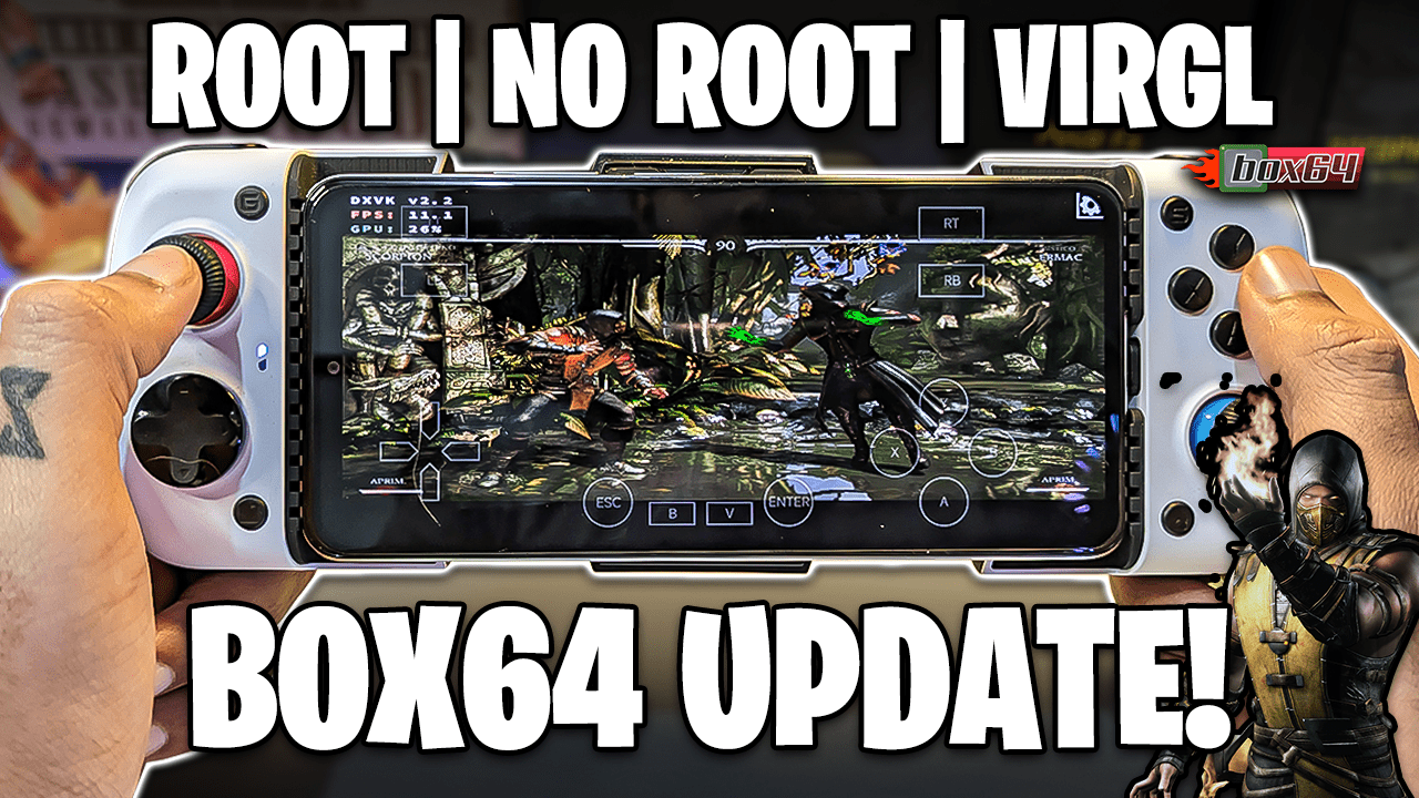 BOX64 COM UPDATE GIGANTE! | Como Instalar em Celulares FRACOS! | Box64 VirGL e DXVK PC Emu