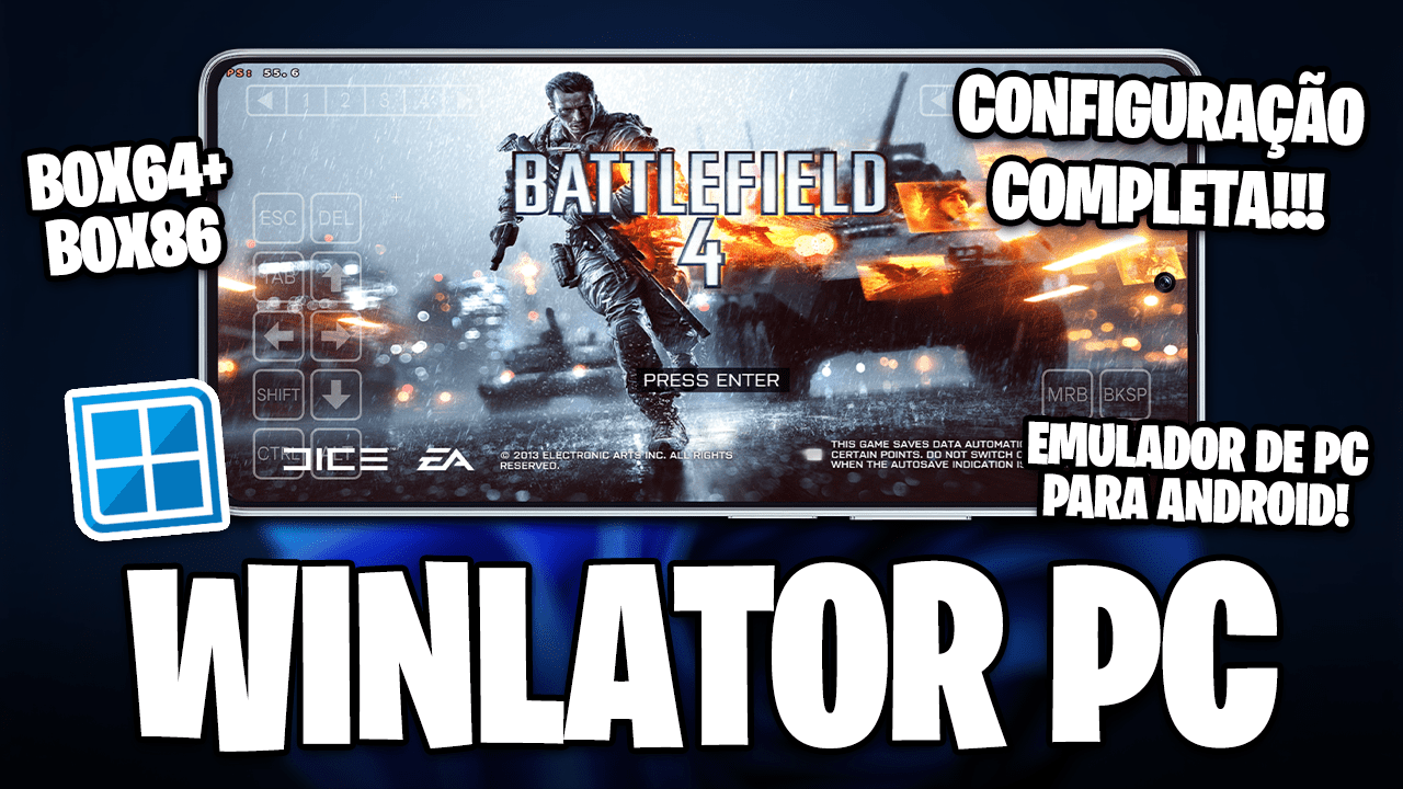 WINLATOR | NOVO EMULADOR DE PC PARA ANDROID! | Winlator DXVK e Box64 | JOGOS DE PC NO SEU CELULAR!