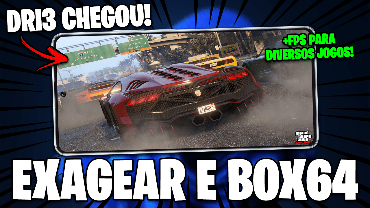 DRI3 CHEGOU PARA REVOLUCIONAR OS JOGOS DE PC NO ANDROID! | EXAGEAR E BOX64 COM MAIS FPS!