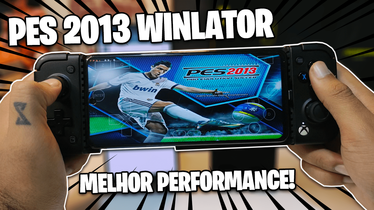 WINLATOR RODANDO PES 2013 NO ULTRA! FINALMENTE MAIS DESEMPENHO! | EMULADOR DE PC WINLATOR