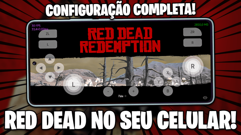 RED DEAD REDEMPTION NO SEU CELULAR! | COMO JOGAR RED DEAD REDEMPTION NO SEU SMARTPHONE!