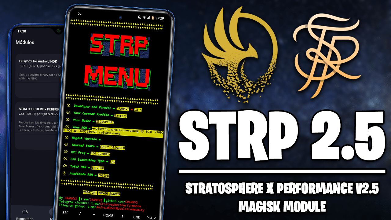 STRATOSPHERE x PERFORMANCE v2.5 | MAGISK MODULE | MAIS PERFORMANCE E BATERIA NO SEU CELULAR! | ROOT