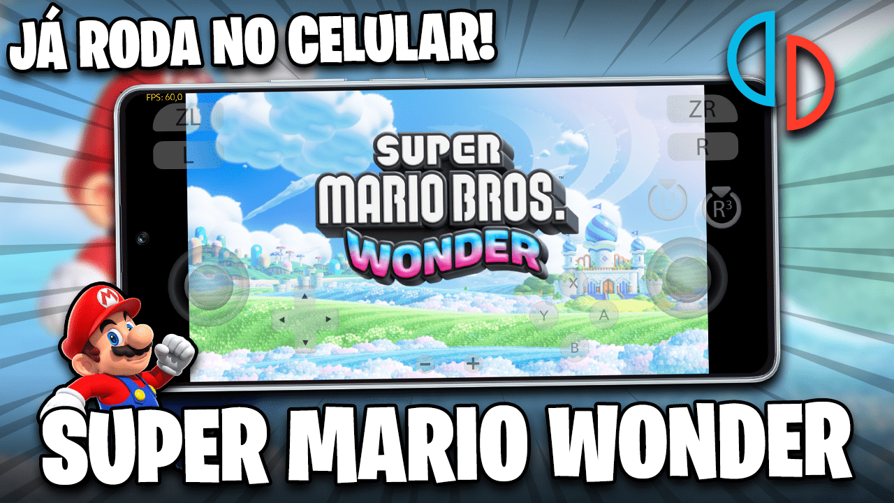 SUPER MARIO WONDER JÁ RODA NO CELULAR!