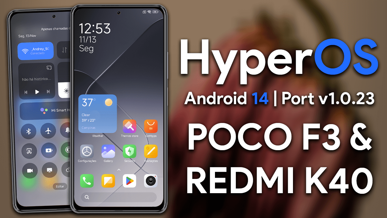 HyperOS com ANDROID 14 para POCO F3! | Review e Tutorial de INSTALAÇÃO! | HyperOS Port Poco F3