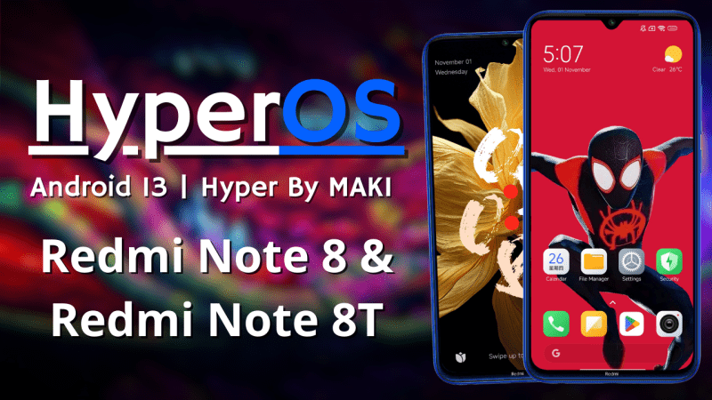 FIZERAM A HYPER OS DA XIAOMI PARA O REDMI NOTE 8! | Xiaomi HyperOS by MAKI Port Redmi Note 8