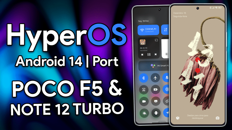 HyperOS com ANDROID 14 para POCO F5 e NOTE 12 TURBO! | HyperOS v1.0 Port POCO F5