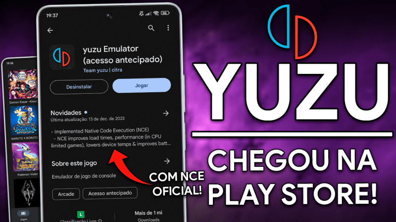 YUZU NCE CHEGOU NA PLAY STORE! | Como Configurar o YUZU NCE para JOGOS! | CONFIGURAÇÃO COMPLETA | SWITCH