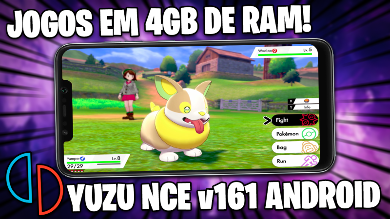 FINALMENTE! YUZU NCE RODANDO JOGOS EM 4GB E 6GB DE RAM! | YUZU NCE ANDROID!