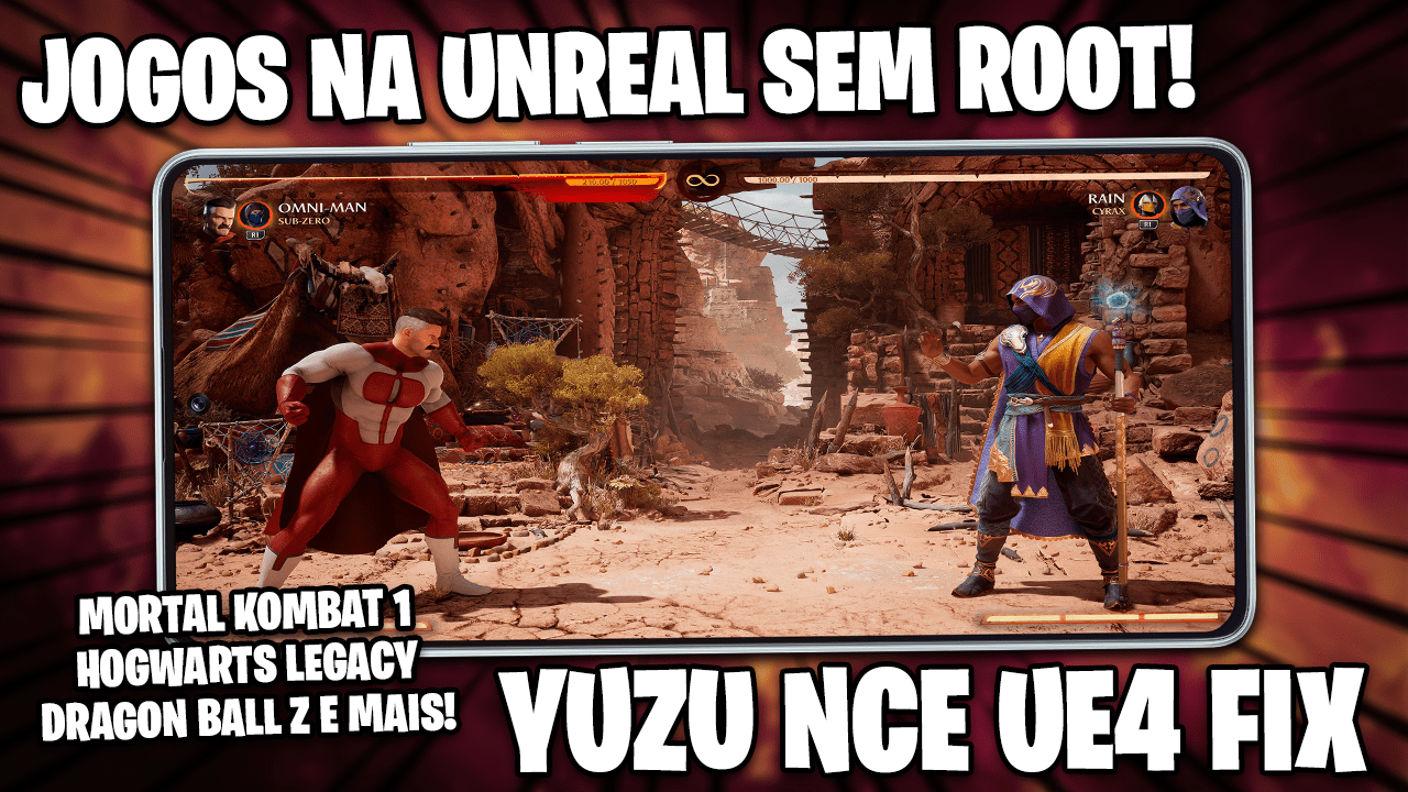 YUZU NCE RODANDO JOGOS DA UNREAL SEM ROOT! | MORTAL KOMBAT, HOGWARTS LEGACY, DRAGON BALL Z E MAIS!