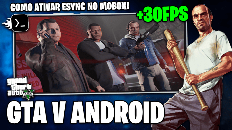 Como JOGAR o GTA V no ANDROID com o MOBOX | COMO ATIVAR ESYNC NO MOBOX | JOGOS DE PC PARA ANDROID!