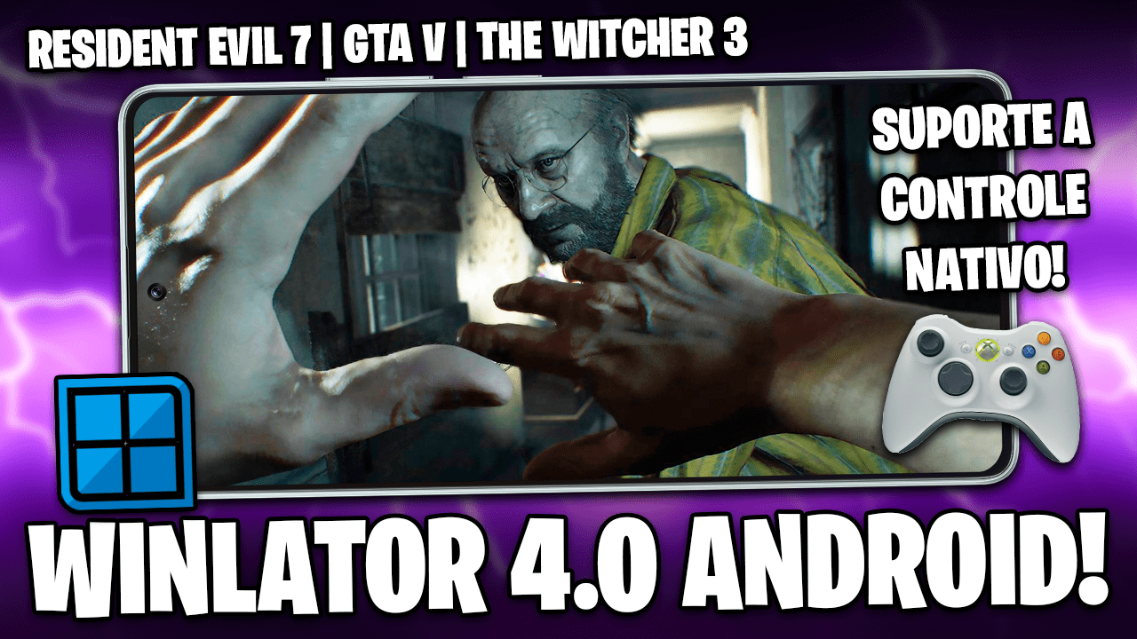 WINLATOR 4.0 CHEGOU COM SUPORTE A CONTROLE NATIVO! | GTA V, RESIDENT EVIL 7 E MAIS JOGOS COMPATÍVEIS!