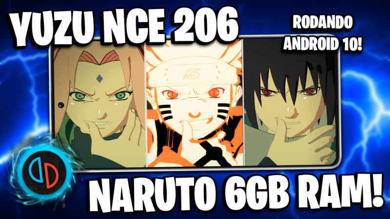 YUZU NCE 206 PARA ANDROID! | NARUTO STORM 4 RODANDO EM 6GB DE RAM E MORTAL KOMBAT NO ANDROID 10!