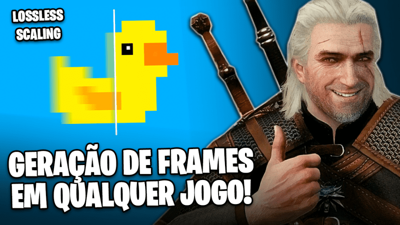 LOSSLESS SCALING COM GERAÇÃO DE FRAMES VAI SALVAR SEU PC FRACO! | Como configurar o LOSSLESS SCALING