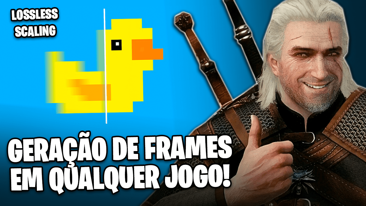 LOSSLESS SCALING COM GERAÇÃO DE FRAMES VAI SALVAR SEU PC FRACO! | Como configurar o LOSSLESS SCALING