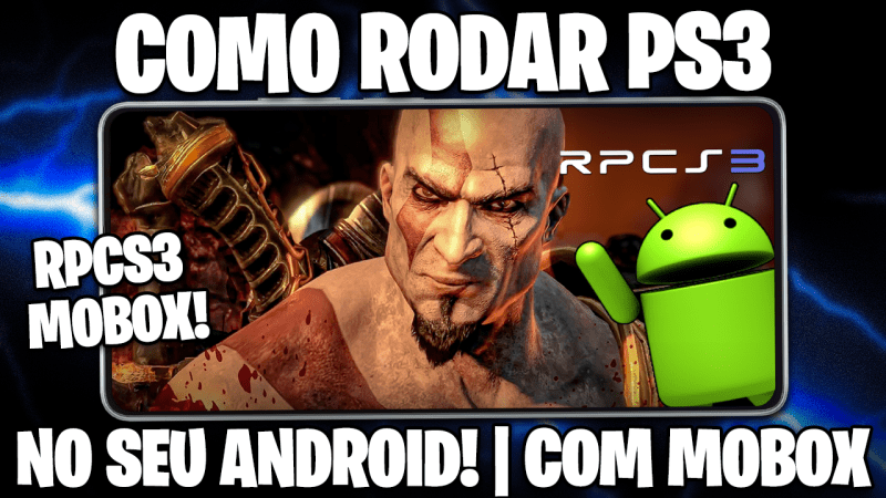 Como Rodar JOGOS DE PS3 no seu CELULAR! | RPCS3 MOBOX TUTORIAL
