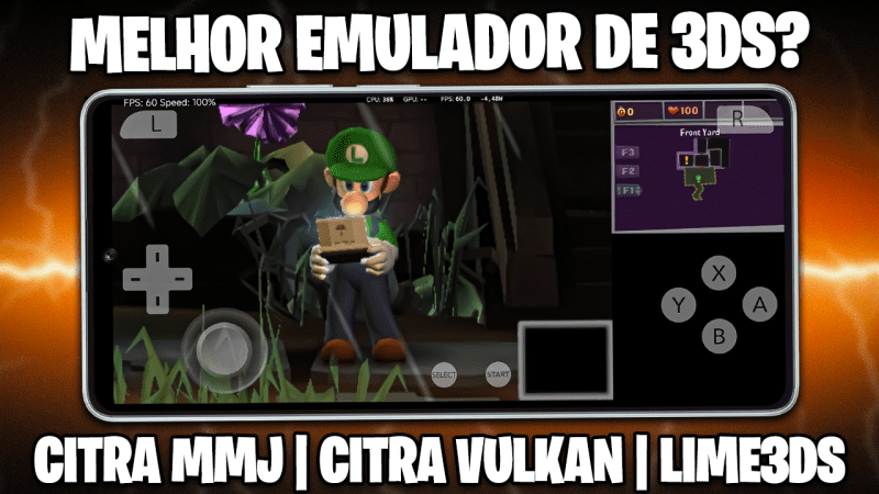 QUAL O MELHOR EMULADOR DE 3DS PARA ANDROID? | Citra MMJ, Citra Vulkan ou Lime3DS?