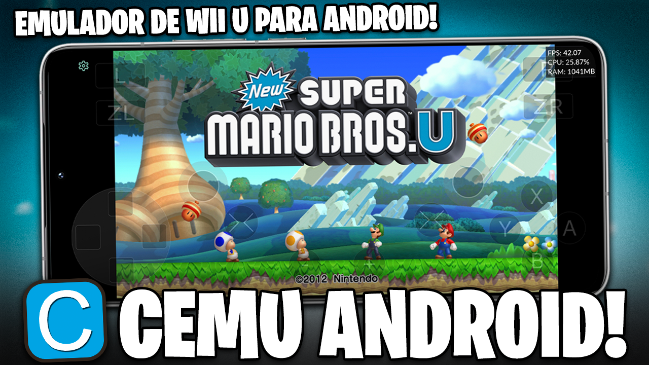 COMO INSTALAR O CEMU NO ANDROID! | EMULADOR DE WII U PARA ANDROID!