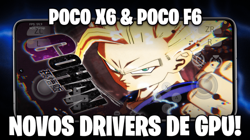 FINALMENTE DRIVERS TURNIP PARA POCO X6 E POCO F6! | DRIVER TURNIP SNAPDRAGON 7S GEN 2 E 8S GEN 3